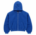 SKYLRK Reverse Zip Hoodie-Blue