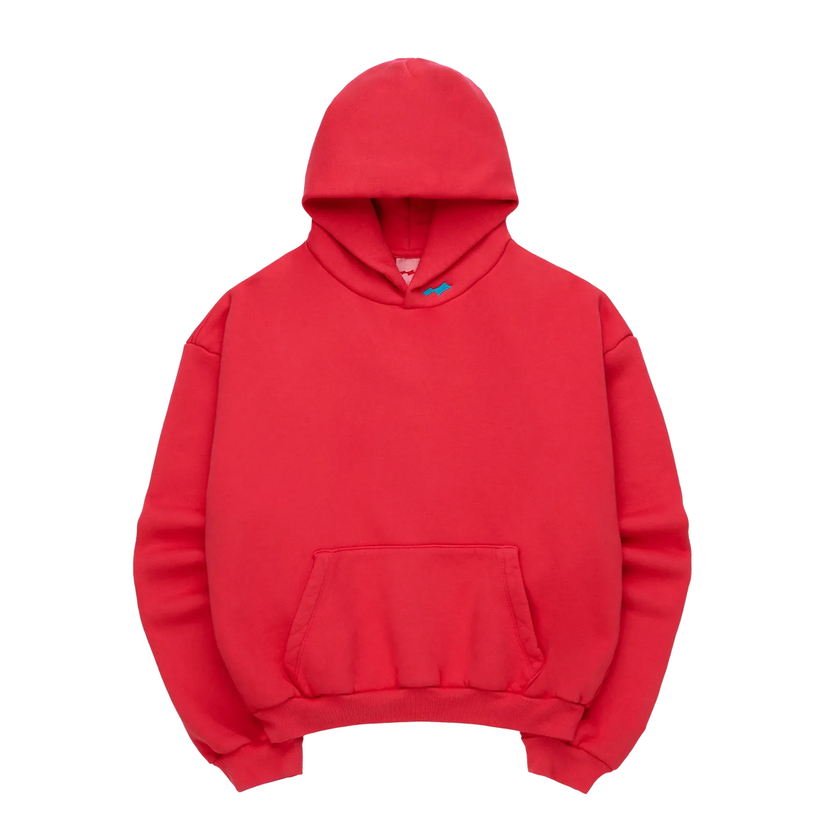 SKYLRK Knit Hoodie Jelly Red