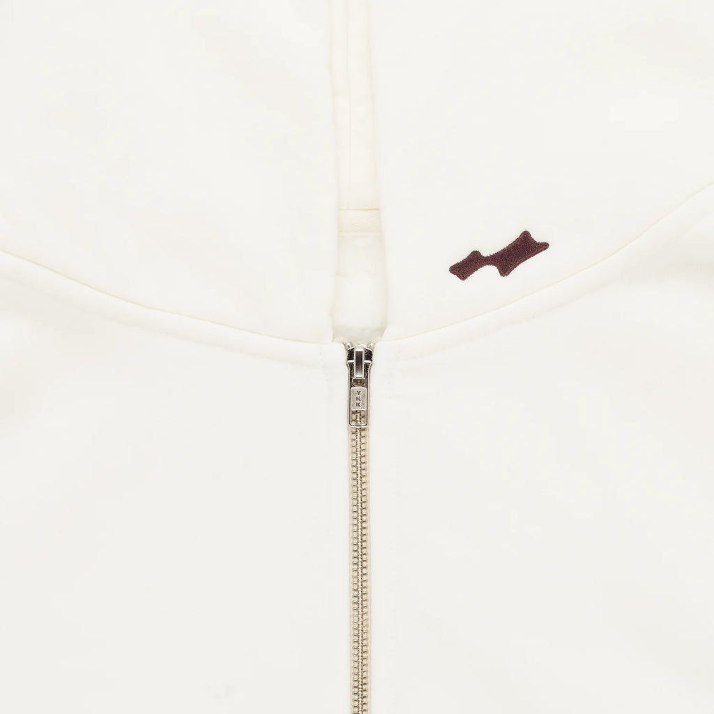 SKYLRK Knit Zip Hoodie Natural No Dye