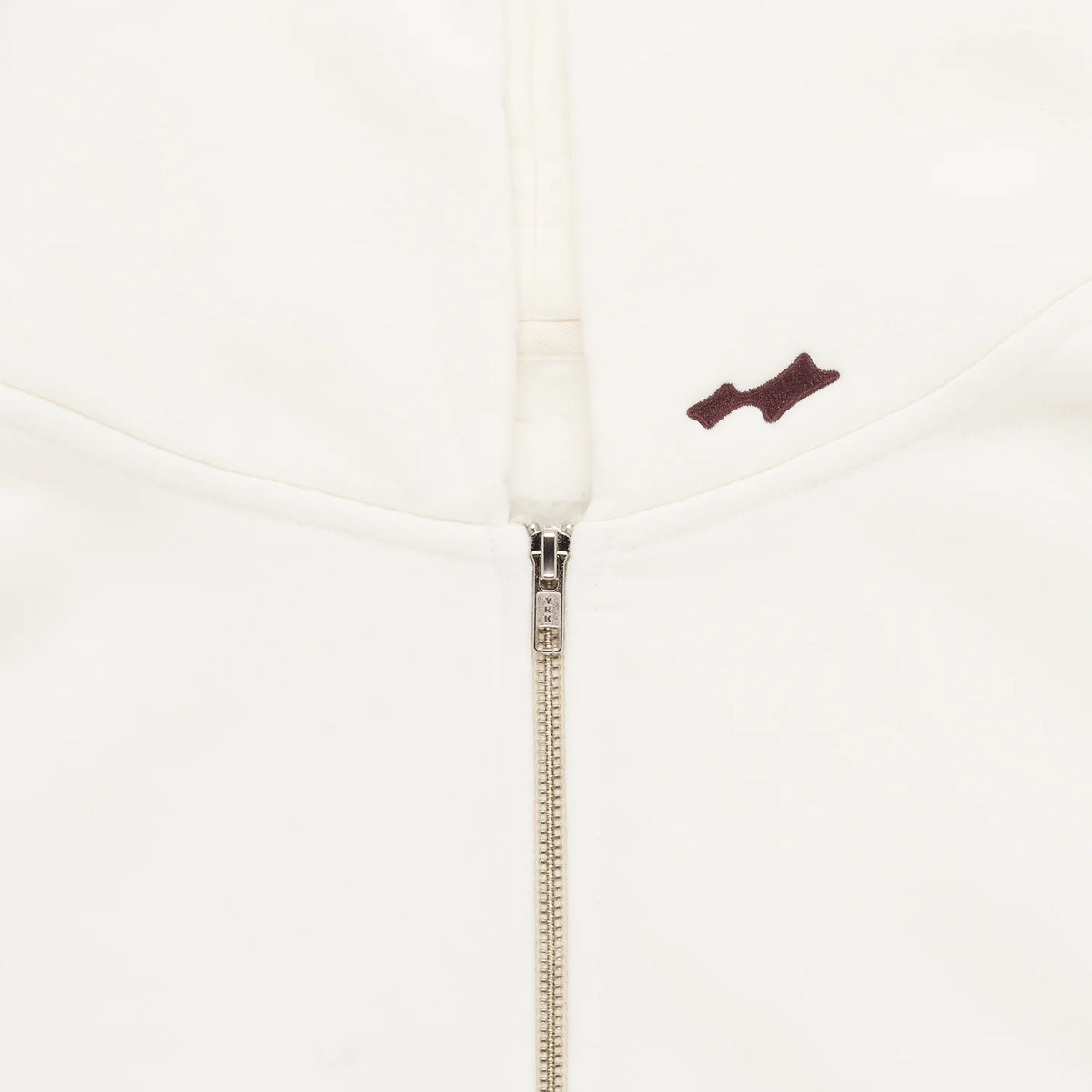 SKYLRK Knit Zip Hoodie Natural No Dye