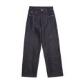 SKYLRK PLEATED DENIM JEAN RAW