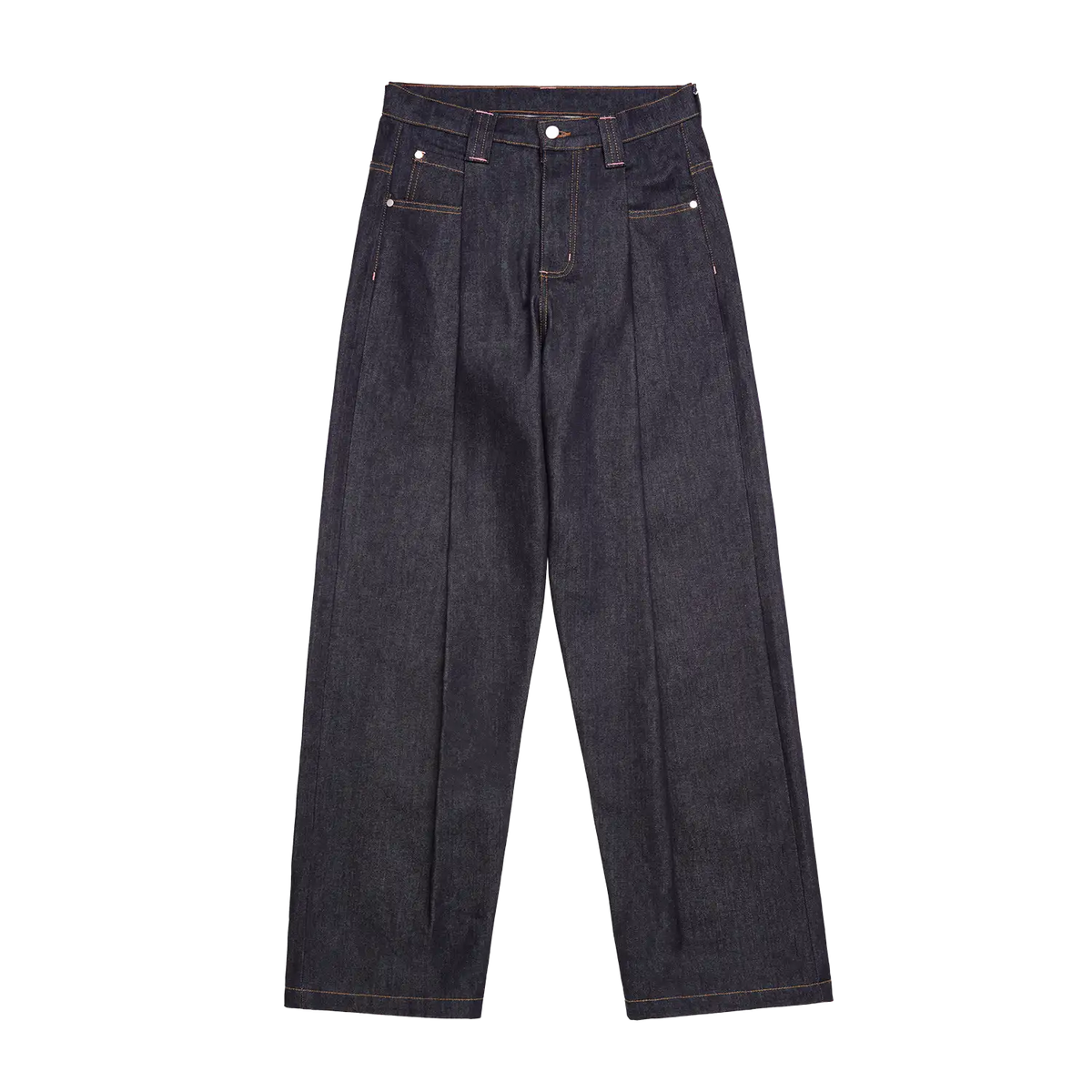SKYLRK PLEATED DENIM JEAN RAW