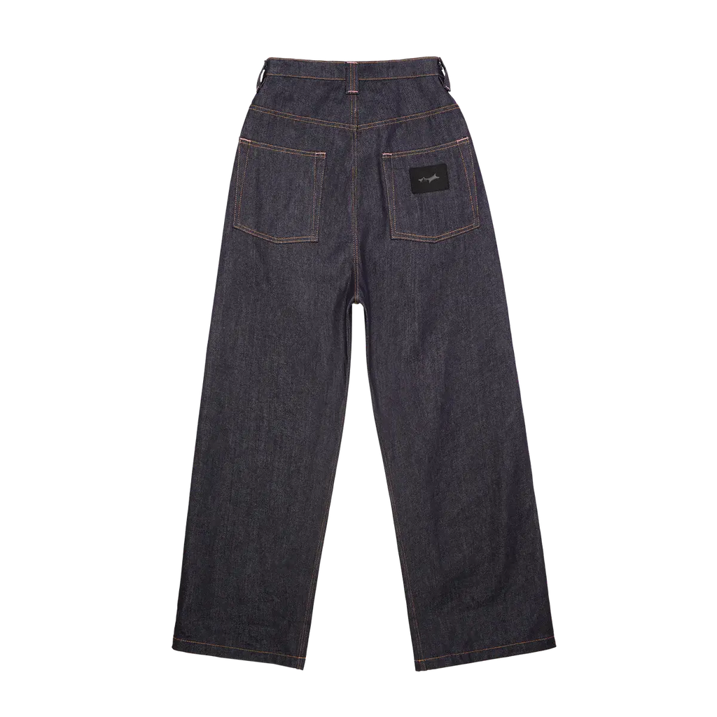 SKYLRK PLEATED DENIM JEAN RAW