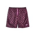 SKYLRK CHECKER SHORT PLUM