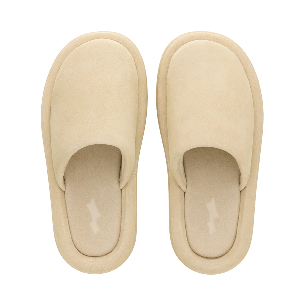 SKYLRK Rest Slipper Smooth Suede CASHEW