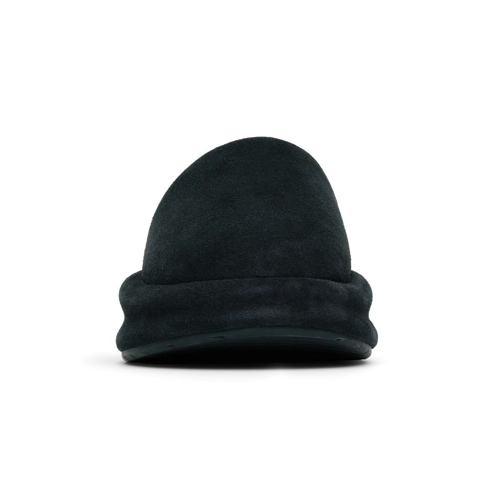 SKYLRK REST SLIPPER SMOOTH SUEDE JET