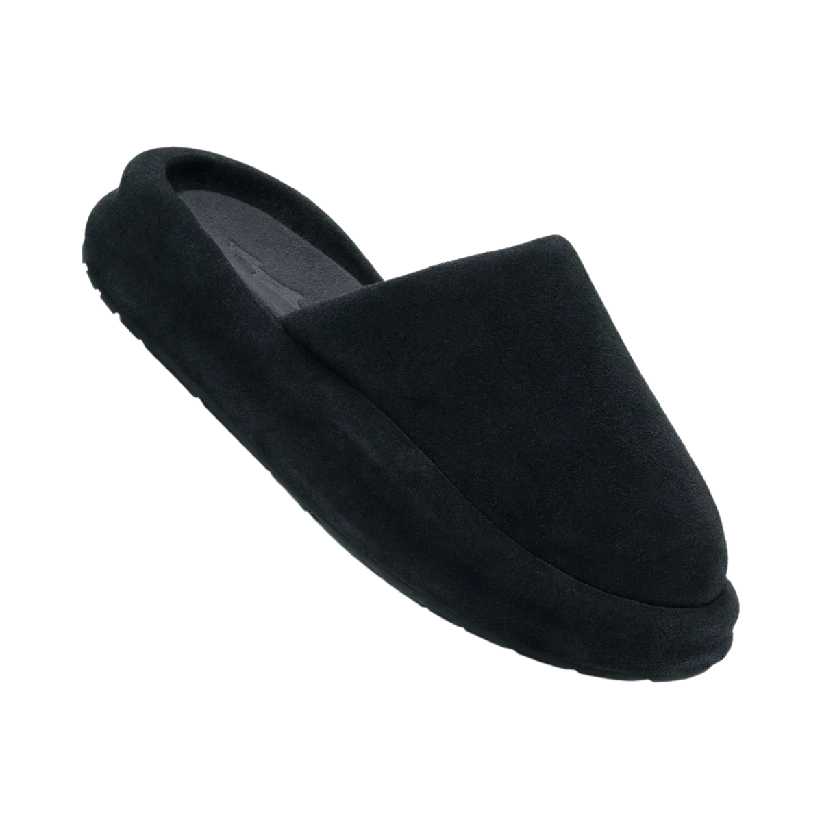 SKYLRK REST SLIPPER SMOOTH SUEDE JET