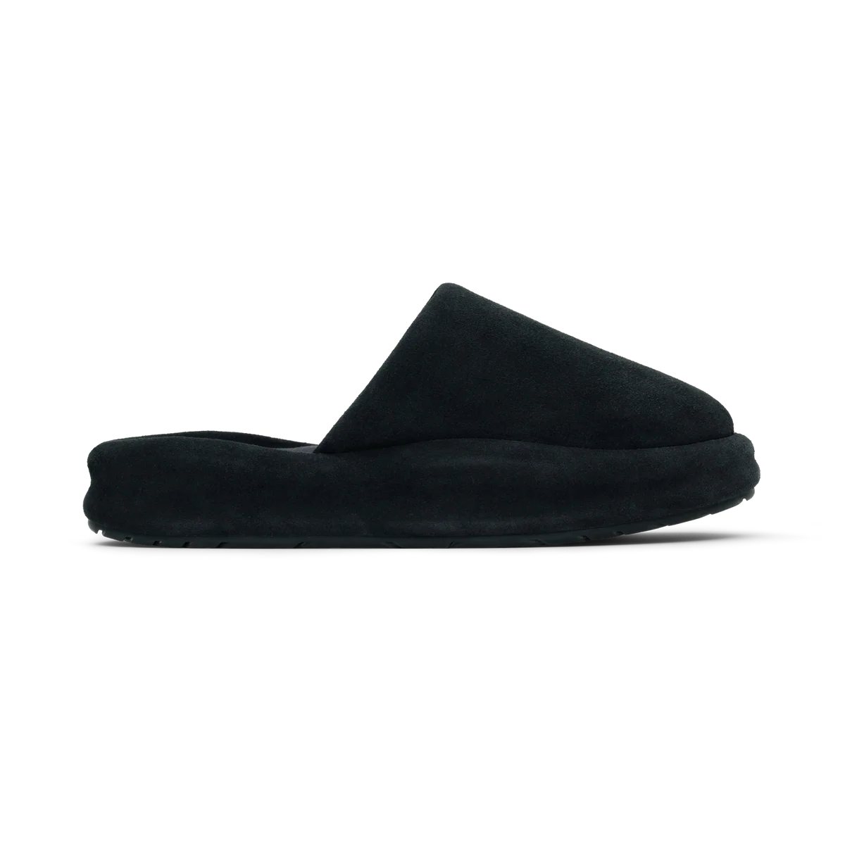 SKYLRK REST SLIPPER SMOOTH SUEDE JET