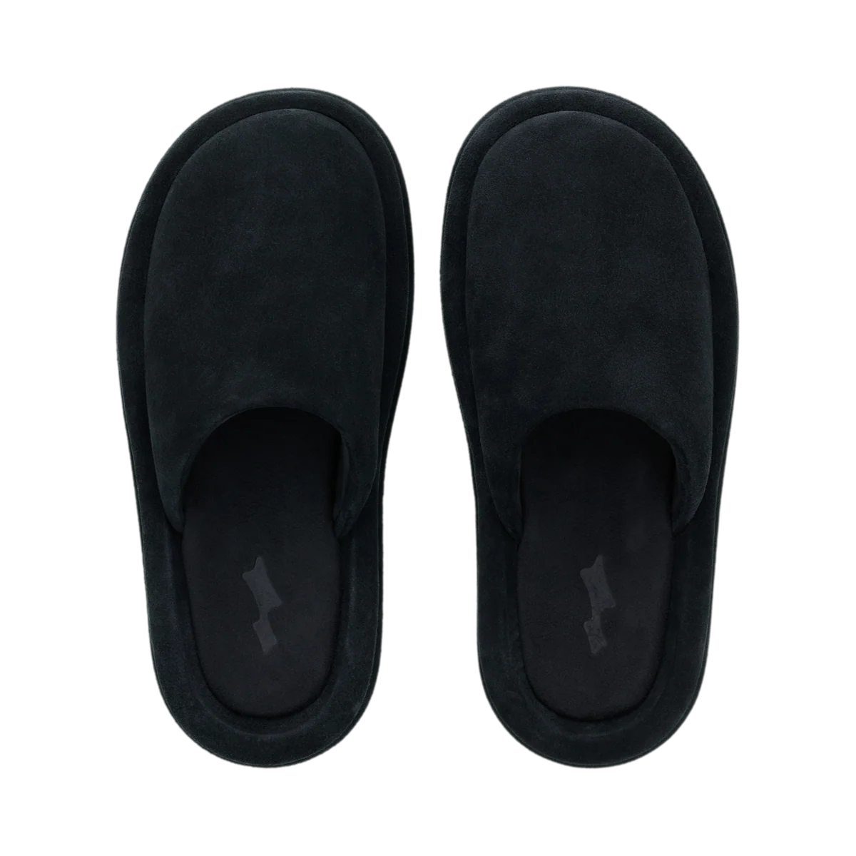 SKYLRK REST SLIPPER SMOOTH SUEDE JET
