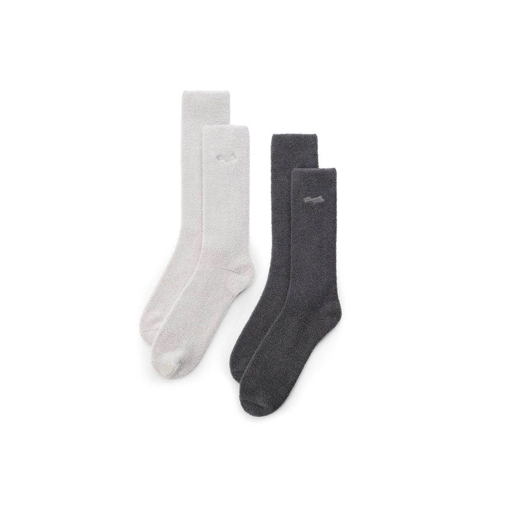 SKYLRK Thin Loop Sock 2-Pack (Hailey Grey/Jet)