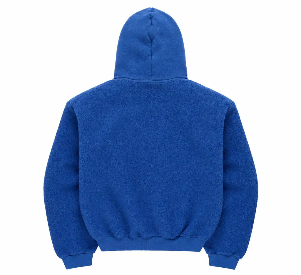 SKYLRK Reverse Zip Hoodie-Blue