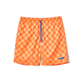 SKYLRK Checker Short Orange